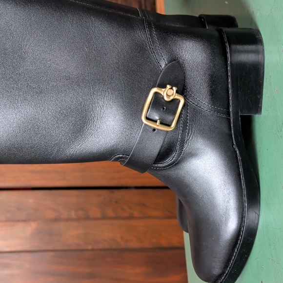 New COACH Madeline Knee High Boot (Women) Wide Calf Size 9.5 - Picture 5 of 16